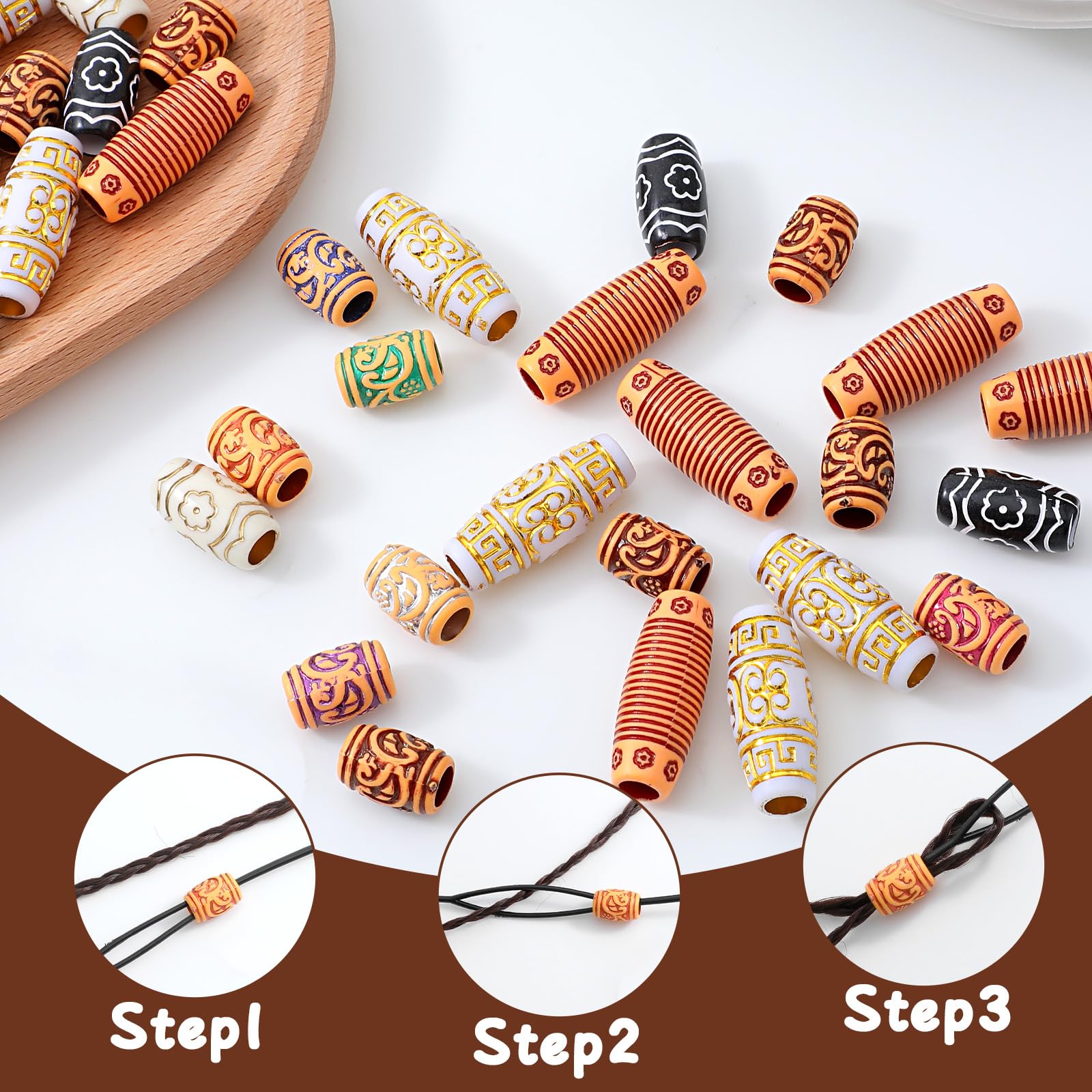 38pcs Hair Beads Rings with Ha - Spudger Plastic Set review and price