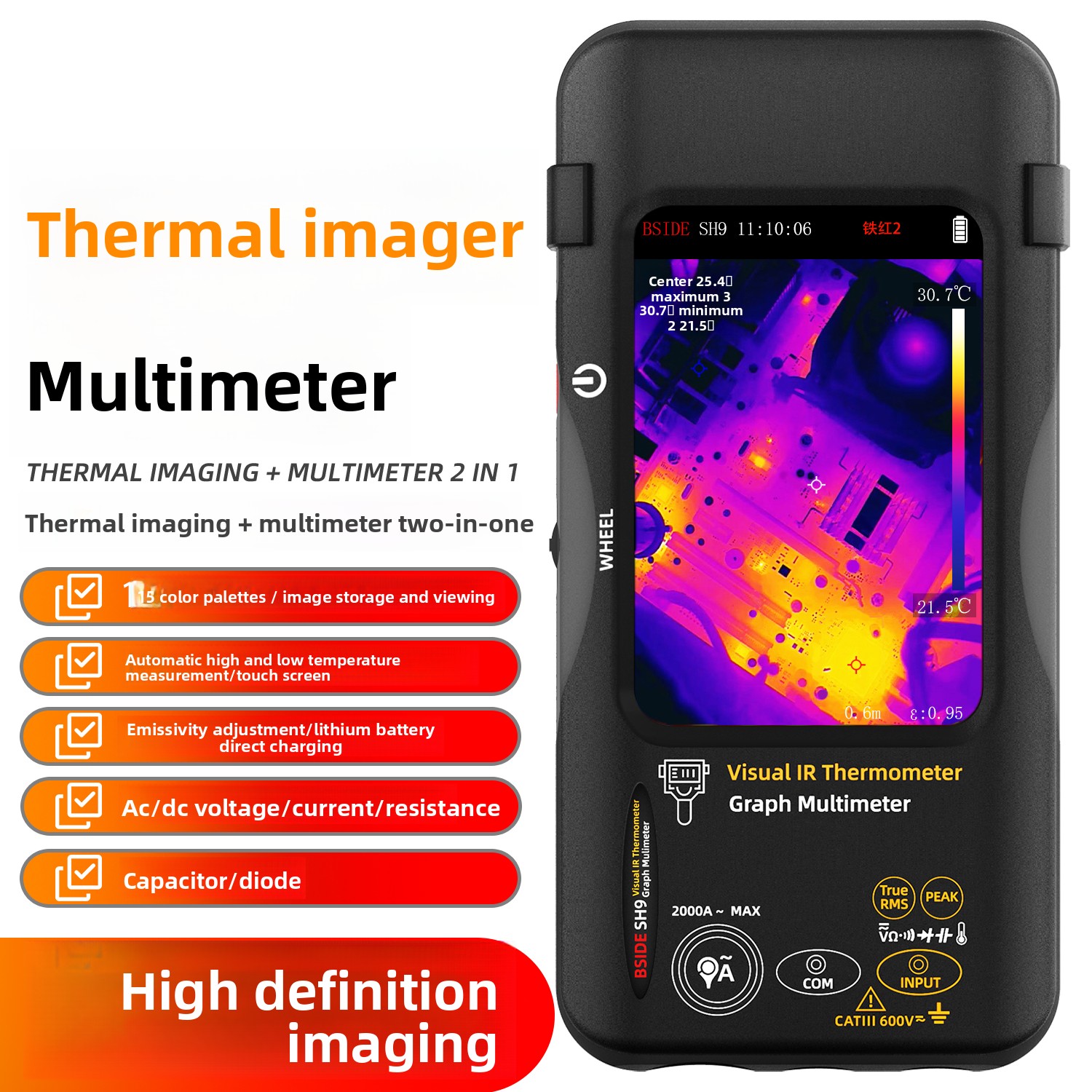 BSIDE SH9 Thermal Imaging Mult - Electronics Repair Images review and price