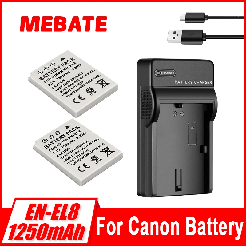 EL8 ENEL8 750mah Camera Batter - Nikon Camera D3500 review and price